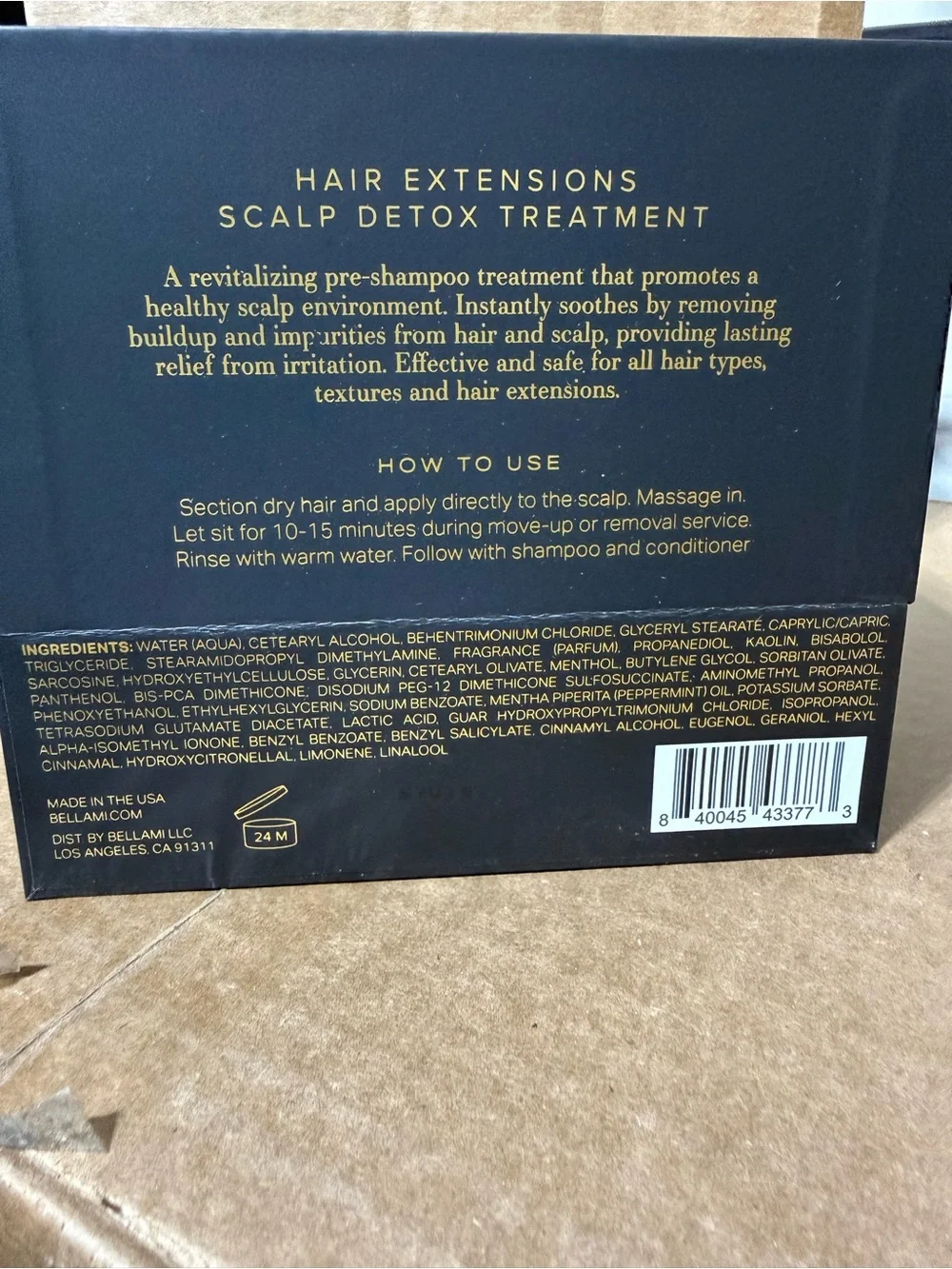 BELLAMI Hair Scalp Detox Tubes